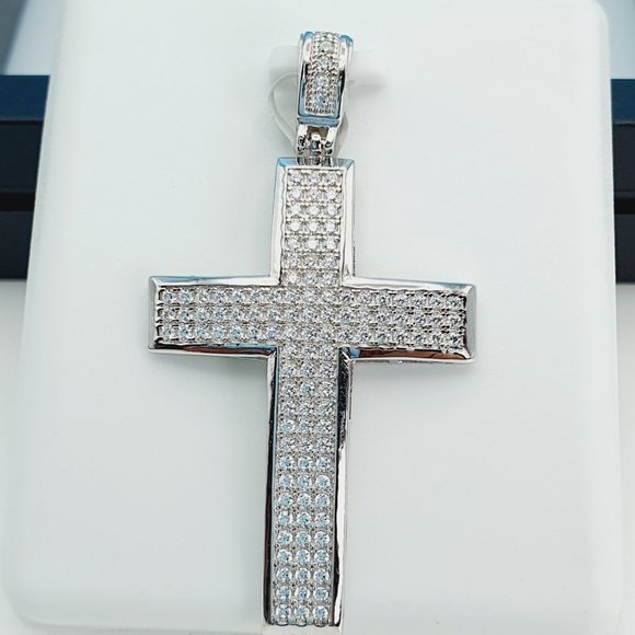 "925 Sterling Silver Cubic Zirconia Pendant, UU1P6A6029 - Picture 7 of 8